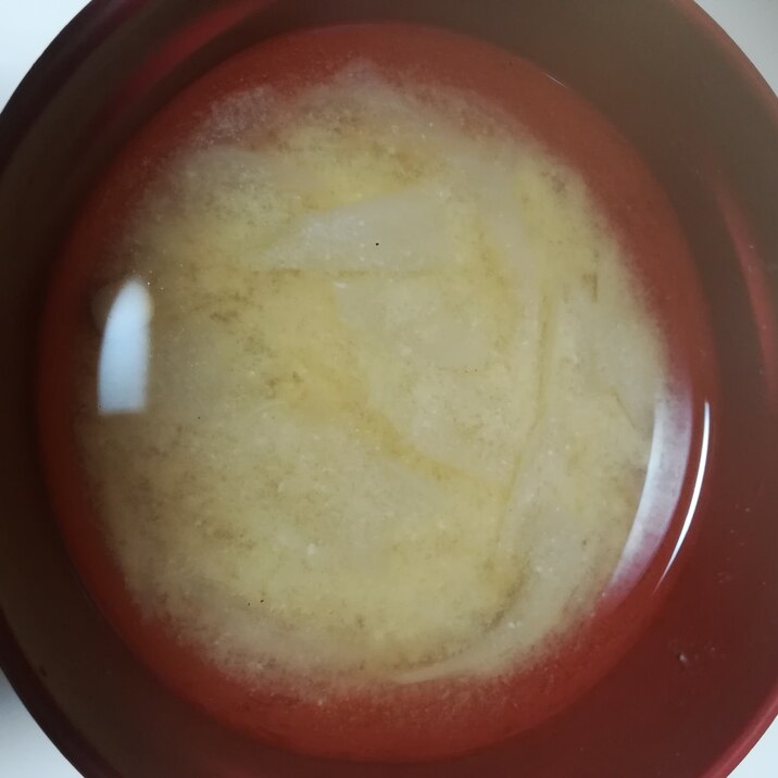 えのきと玉ねぎの味噌汁